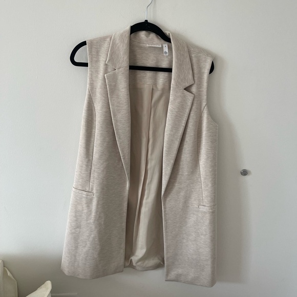 Leith Tan Blazer Vest - Picture 1 of 6